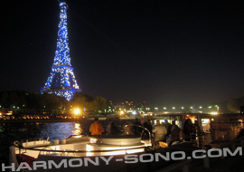 Soir�e pacs sur un Yatch priv�e au pied de la Tour Eiffel - Paris