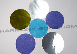 Confettis rond papier et m�tal ignifug�