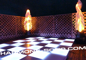 Location parquet de danse disco, piste de danse lumineuse