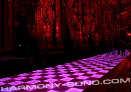 Location parquet de danse disco, piste de danse lumineuse