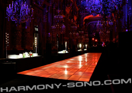 Location parquet de danse disco, piste de danse lumineuse