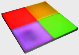 Location parquet de danse disco, piste de danse lumineuse