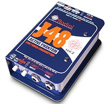 DI BOX ( Boite de direct ) Radial J48 Location matériel sonorisation pour concert, spectacle : Location DI Radial J48
