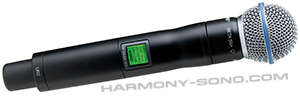 Micro HF Shure UR4+ Beta 58 HF ( micro sans fil ) Location matériel sonorisation pour concert, spectacle : Location micro HF Shure UR4+ Beta 58 HF ( micro sans fil )