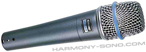 Micro Shure BETA57 Location matériel sonorisation pour concert, spectacle : Location micro Shure Beta 57