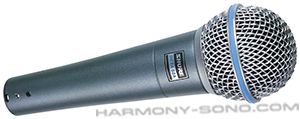 Micro Shure Beta 58 Location matériel sonorisation pour concert, spectacle : Location micro Shure Beta 58