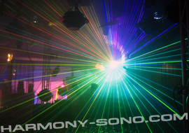 Show laser multicolore