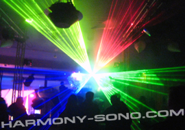 Show laser multicolore